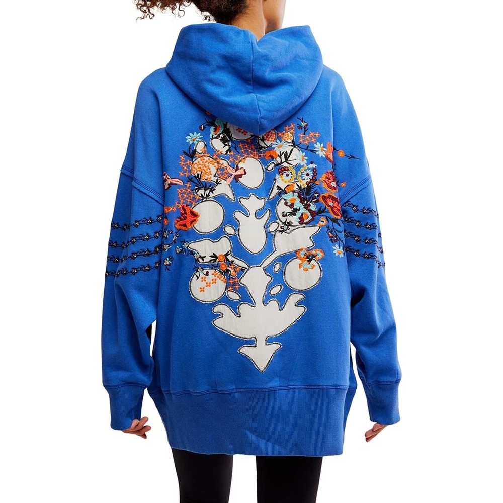 At My Best Embroidered Sweatshirt - Women's  Free people NWT